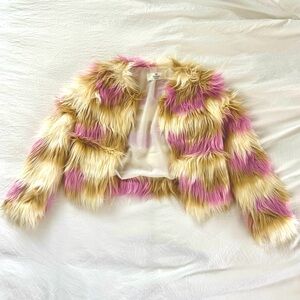 H&M Girls Fluffy Jacket US Size 10
